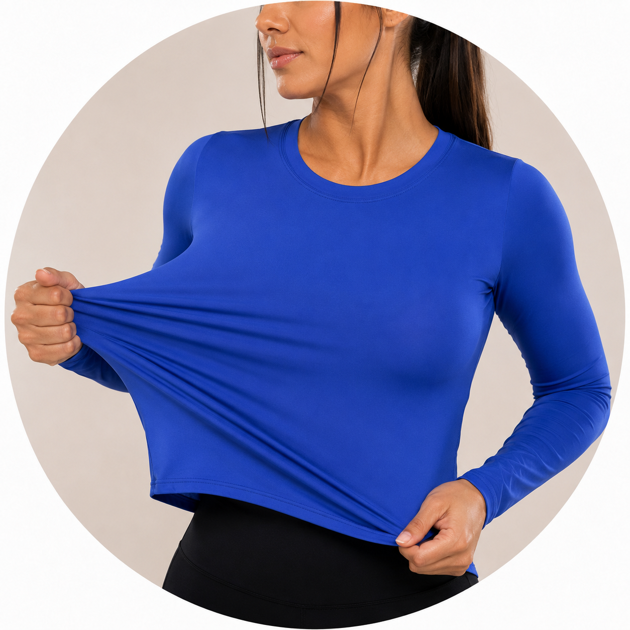 Elasticidade da camiseta t&eacute;rmica masculina LC15 Sports